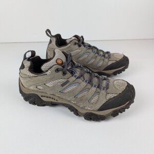 MERRELL Moab 2 Trail Hiking Shoes Dusty Olive Womens Size 8 Waterproof Hike